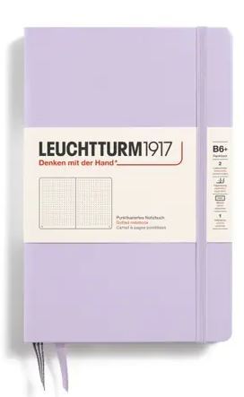 LEUCHTTURM1917 Zápisník LEUCHTTURM1917 Paperback (B6+) Lilac, 219 p., bodkovaný