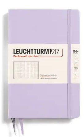 Zápisník LEUCHTTURM1917 Paperback (B6+) Lilac, 219 p., bodkovaný