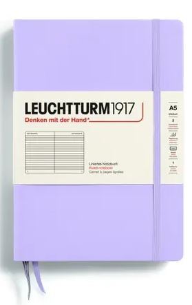 Zápisník LEUCHTTURM1917 Medium (A5) Lilac, 251 p., riadkovaný
