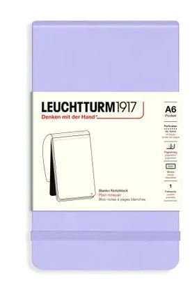 Zápisník LEUCHTTURM1917 Pocket (A6), Lilac 184 p., čistý