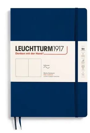 Zápisník LEUCHTTURM1917 Softcover Composition (B5) Navy, 123 p., čistý