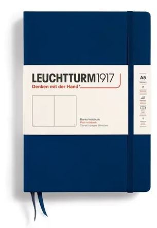 Zápisník LEUCHTTURM1917 Medium (A5) Navy, 251 p., čistý