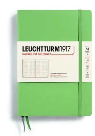 Zápisník LEUCHTTURM1917 Medium (A5) Sage, 251 p., bodkovaný