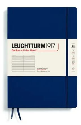 Zápisník LEUCHTTURM1917 Composition (B5), Navy, 219 p., riadkovaný