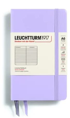 Zápisník LEUCHTTURM1917 Pocket (A6) Lilac, 187 p., riadkovaný