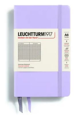 Zápisník LEUCHTTURM1917 Pocket (A6) Lilac, 187 p., štvorcový