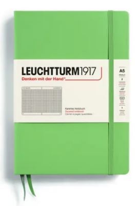 Zápisník LEUCHTTURM1917 Medium (A5) Sage, 251 p., štvorcový