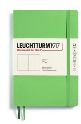 Zápisník LEUCHTTURM1917 Softcover Medium (A5) Sage, 123 p., čistý