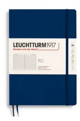 Zápisník LEUCHTTURM1917 Softcover Composition (B5) Navy, 123 p., riadkovaný