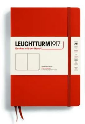LEUCHTTURM1917 Zápisník LEUCHTTURM1917 Medium (A5) Fox Red, 251 p., čistý