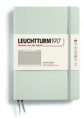 Zápisník LEUCHTTURM1917 Medium (A5) Light Grey, 251 p., štvorcový