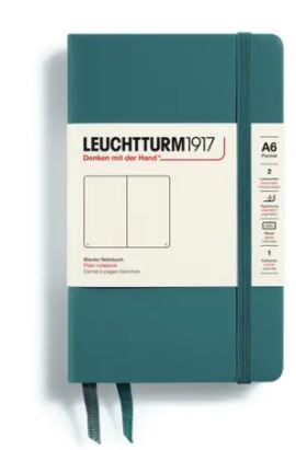 Zápisník LEUCHTTURM1917 Pocket (A6) Stone Blue, 187 p., čistý