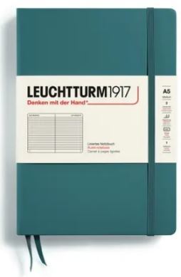 Zápisník LEUCHTTURM1917 Medium (A5) Stone Blue, 251 p., riadkovaný