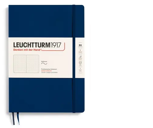 Zápisník LEUCHTTURM1917 Softcover Composition (B5) Navy, 123 p., bodkovaný