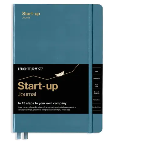 Start-up Journal LEUCHTTURM1917 Stone Blue, 100 g/m2 papier, English