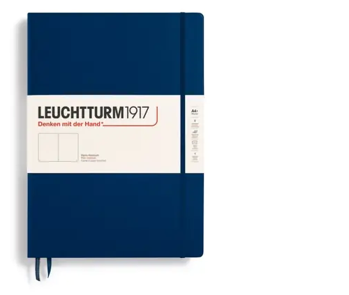 Zápisník LEUCHTTURM1917 Master Classic (A4+) Navy, 235 p., čistý