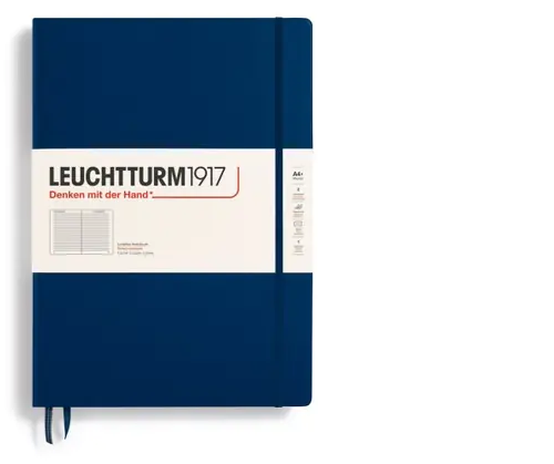 Zápisník LEUCHTTURM1917 Master Classic (A4+) Navy, 235 p., riadkovaný