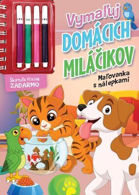 Kniha Vymaľuj domácich miláčikov