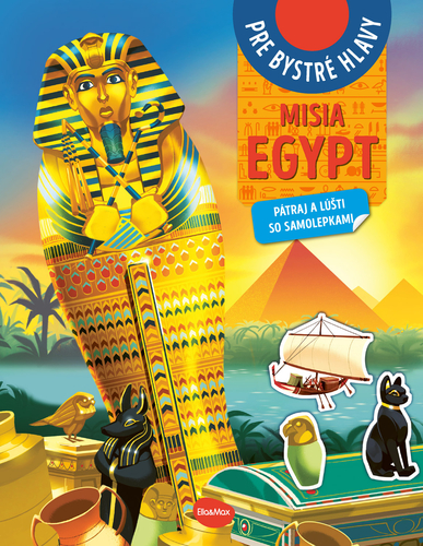 Kniha MISIA EGYPT – Pátraj a lúšti so samolepkami