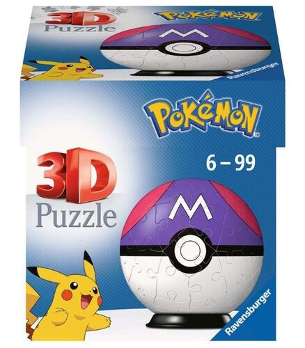 3D Puzzle-Ball Pokémon: Master Ball 54 Ravensburger