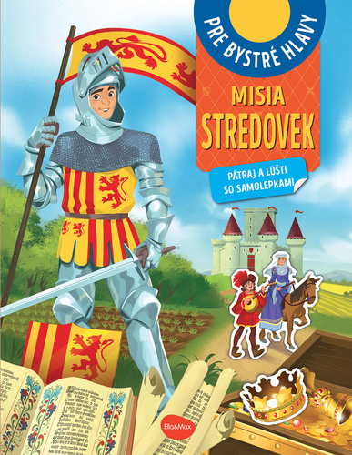 Kniha MISIA STREDOVEK – Pátraj a lúšti so samolepkami