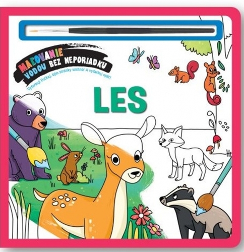 Kniha Les - Maľovanie vodou bez neporiadku