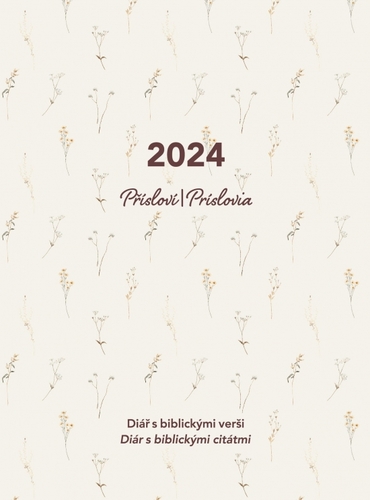 Kniha Elist Diár s biblickými citátmi 2024 – Príslovia