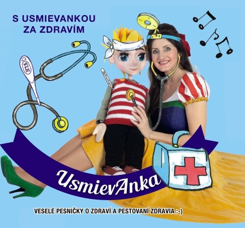 Kniha UsmievAnka - S UsmievAnkou za zdravím (+ maľovanka) CD