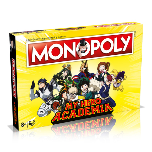 Winning Moves Hra Monopoly My Hero Academia (hra v angličtine)
