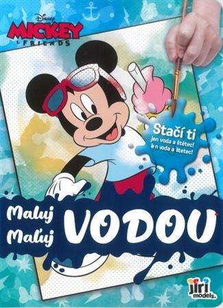 Kniha Maľuj vodou/ Mickey