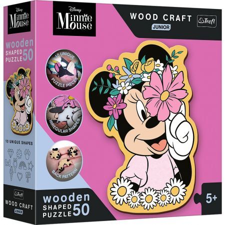 Kniha Wood Craft Junior puzzle Ve světě Minnie Mouse