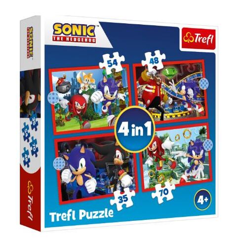 Trefl Puzzle Sonic 4v1 Trefl