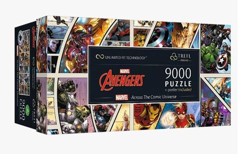 Puzzle Marvel - Naprieč komiksovým vesmírom 9000 Trefl Prime