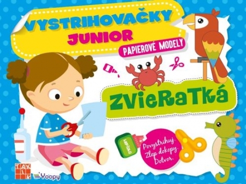 Kniha Zvieratká - Vystrihovačky junior
