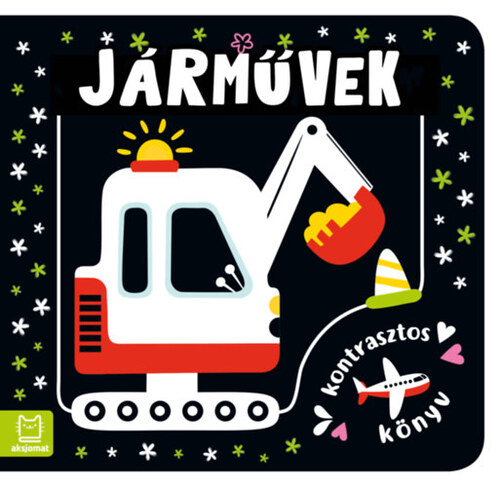 Kniha Kontrasztos könyv - Járművek - Agnieszka Bator