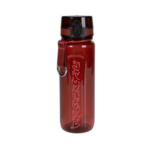 Tritánová fľaša s prelismi srdiečka 500 ml