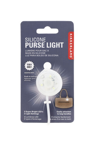 Kikkerland LED silikónové svetlo na tašku