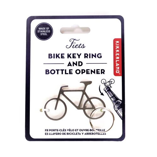 Kikkerland Kľúčenka otvárač na fľaše Bicykel