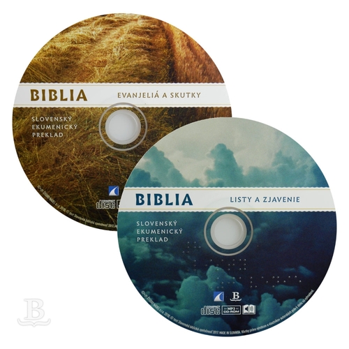 Slovenská biblická spoločnosť Audio Nová zmluva, sada 2 CD, ekumenický preklad