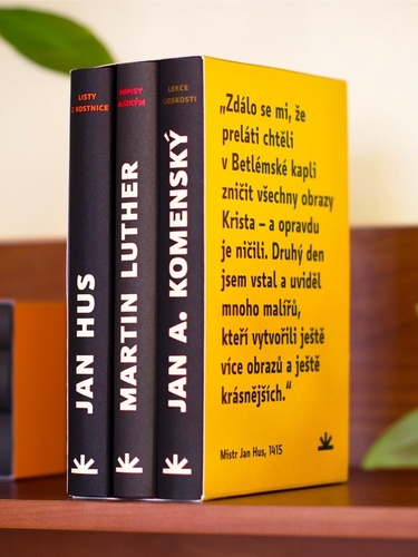 Reformační balíček (komplet 3 kníh) - Jan Amos Komenský,Martin Luther,Jan Hus