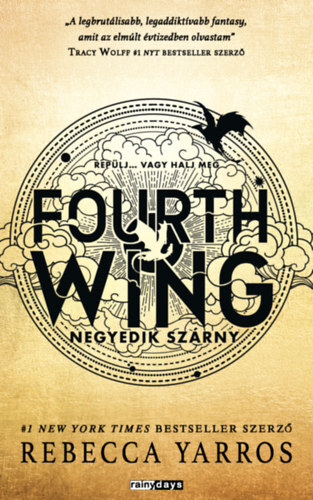Fourth Wing - Negyedik szárny - éldekorált