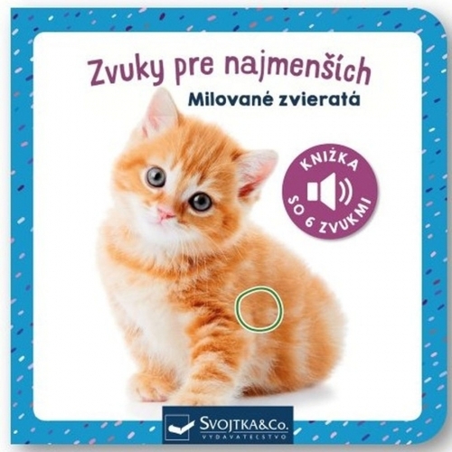 Kniha Milované zvieratá - zvuky pre najmenších