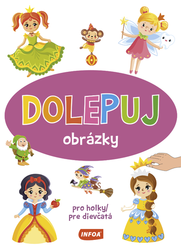 Kniha Dolepuj obrázky - pre dievčatá