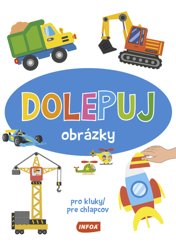 Kniha Dolepuj obrázky - pre chlapcov