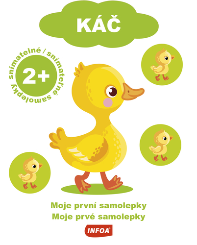 Kniha Moje prvé samolepky - Káč