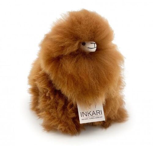Plyšová hračka Alpaca SMALL MONSTER FLUFF – HAZELNUT