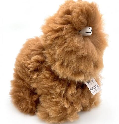 Plyšová hračka Alpaca MEDIUM MONSTER FLUFF – HAZELNUT