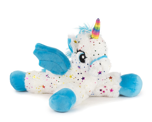 Kniha BARRADO JEDNOROŽEC modrý plyšová hračka 55cm