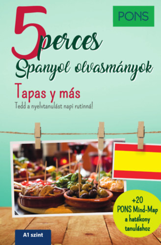 Kniha PONS 5 perces spanyol olvasmányok - Tapas y más - Manuel Vila Baleato