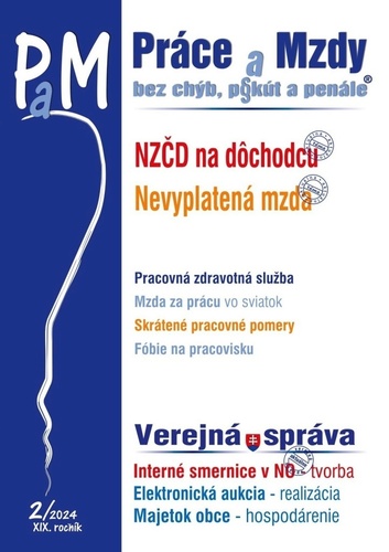 Kniha Práce a Mzdy, bez chýb, pokút a penále 2/2024